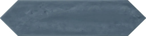 Dettaglio piastrella per rivestimento ceramico effetto mattoncino lucido, formato losanghina 7,5x30 cm della collezione Crayons, colore Storm di Ceramica Settecento