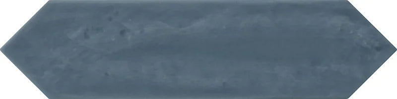 Dettaglio piastrella per rivestimento ceramico effetto mattoncino lucido, formato losanghina 7,5x30 cm della collezione Crayons, colore Storm di Ceramica Settecento