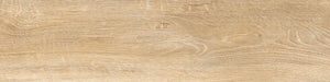 Piastrella per pavimento e rivestimento in gres porcellanato effetto legno naturale dal carattere rustico della collezione Daring di Ceramica Rondine, formato 15x61 cm, colore Honey B-Slim con spessore 6.5mm