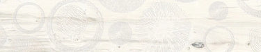 Piastrella per pavimento e rivestimento in gres porcellanato effetto legno naturale dal carattere rustico della collezione Daring di Ceramica Rondine, formato 24x120 cm, colore Infinity Ivory