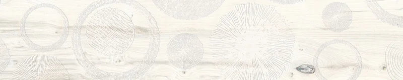 Piastrella per pavimento e rivestimento in gres porcellanato effetto legno naturale dal carattere rustico della collezione Daring di Ceramica Rondine, formato 24x120 cm, colore Infinity Ivory