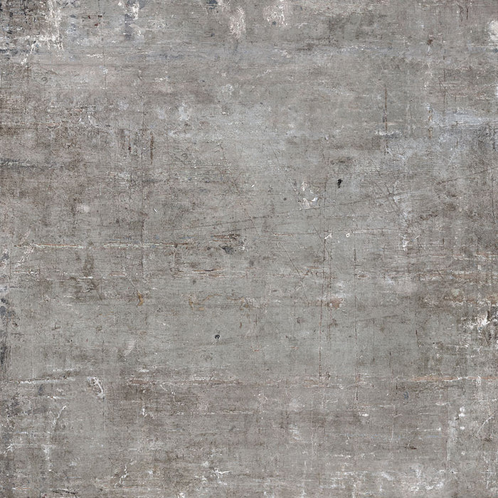 Piastrella per pavimento e rivestimento in gres porcellanato effetto cemento opaco 120x120 cm della collezione Murales, colore Dark di Ceramica Rondine.