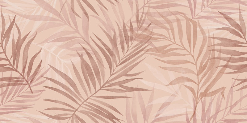 Rivestimento ceramico 60x120 cm della collezione Ludo, colore Decoro Felce di Ceramica Rondine.