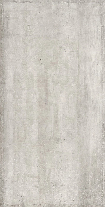 Piastrella in gres porcellanato effetto cemento industriale della collezione Docks di Ceramica Rondine, formato 60x120 cm, colore Light Grey