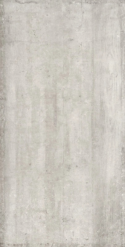 Piastrella in gres porcellanato effetto cemento industriale della collezione Docks di Ceramica Rondine, formato 60x120 cm, colore Light Grey