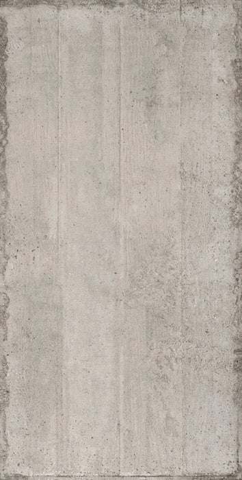 Piastrella in gres porcellanato effetto cemento industriale della collezione Docks di Ceramica Rondine, formato 60x120 cm, colore Taupe