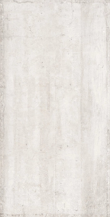 Piastrella in gres porcellanato effetto cemento industriale della collezione Docks di Ceramica Rondine, formato 60x120 cm, colore White