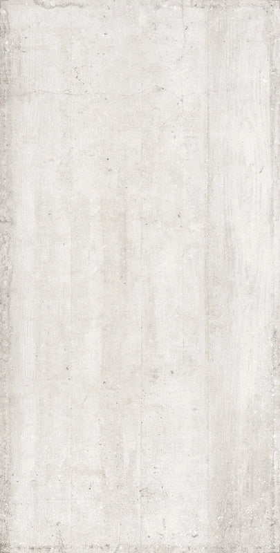Piastrella in gres porcellanato effetto cemento industriale della collezione Docks di Ceramica Rondine, formato 60x120 cm, colore White