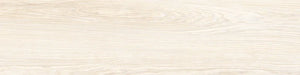 Piastrella per pavimento e rivestimento in gres porcellanato effetto legno rovere della collezione Dream di Ceramica Rondine, formato 30x120 cm, colore Ivory