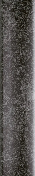 Dettaglio Piastrella da rivestimento in pasta bianca serie Dandy di 41zero42, effetto mattoncino in marmo opaco, formato 5x25 cm, Colore Black