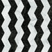 Dettaglio Piastrella da pavimento e rivestimento in gres serie Dandy di 41zero42, effetto marmo intarsiato opaco, formato 18x18 cm, Colore Ribbon Black/White