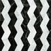 Dettaglio Piastrella da pavimento e rivestimento in gres serie Dandy di 41zero42, effetto marmo intarsiato opaco, formato 18x18 cm, Colore Ribbon Black/White