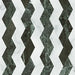 Dettaglio Piastrella da pavimento e rivestimento in gres serie Dandy di 41zero42, effetto marmo intarsiato opaco, formato 18x18 cm, Colore Ribbon White/Green