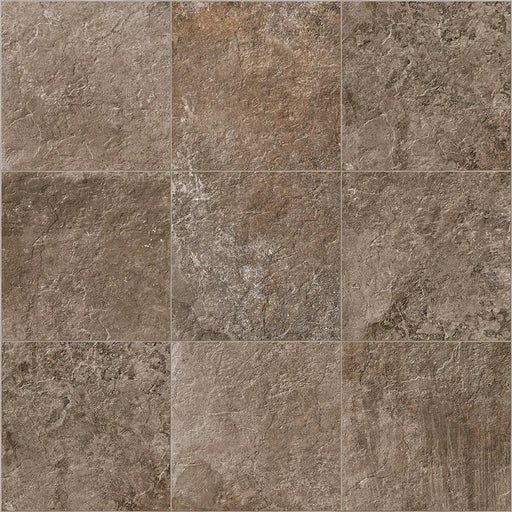 Dettaglio piastrella in gres porcellanato effetto pietra naturale della Collezione Des Alpes di Ceramica Settecento, colore Naturale 47,8x47,8