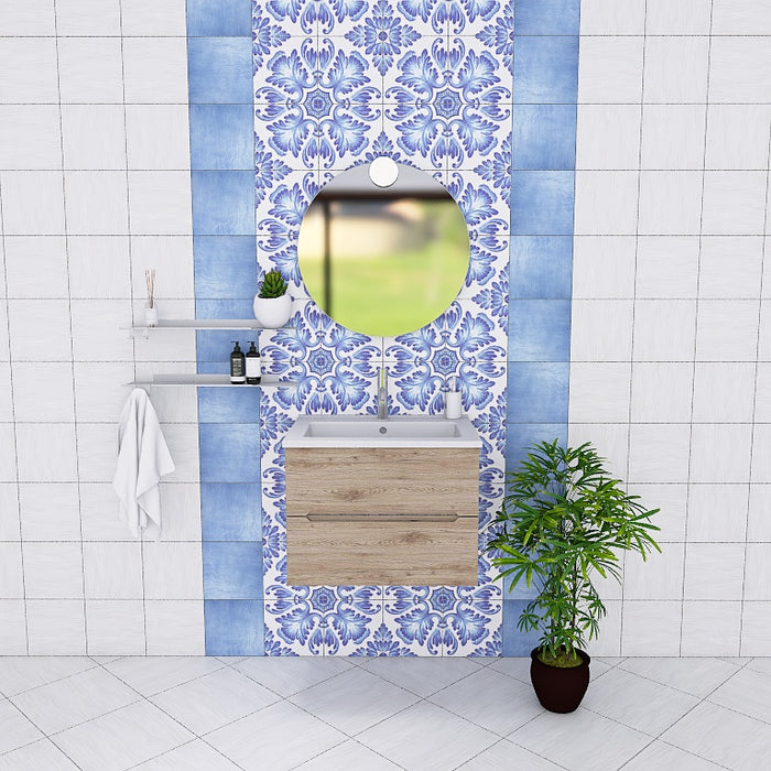 La composizione bagno Pandora 01 cattura l'attenzione con il suo minimale mobile sospeso, caratterizzato da linee pulite e un design essenziale che si integra perfettamente in ogni ambiente moderno. Il top con lavabo integrato in mineralmarmo, lucido e pratico, si abbina splendidamente alla finitura opaca del mobile, garantendo luminosità e facilità di pulizia.