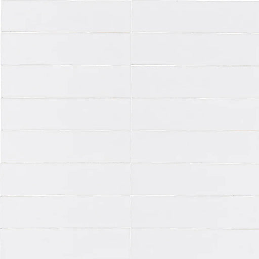 Piastrella ceramica pasta bianca Linea Ghiaccio Matt 7.5x30 Eccentrico, effetto mattoncino opaco.