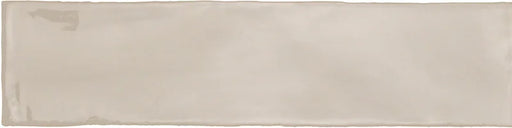 Piastrella ceramica pasta bianca Linea Beige 7.5x30 Eccentrico, effetto mattoncino lucido.