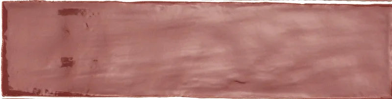 Piastrella ceramica pasta bianca Linea Terracotta 7.5x30 Eccentrico, effetto mattoncino lucido.