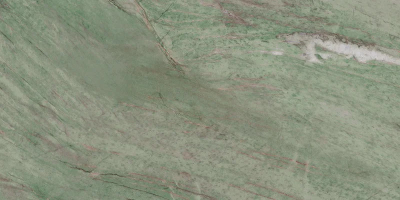 Dettaglio piastrella in gres porcellanato effetto marmo opaco della collezione Elegance di Ceramica Settecento, formato 30x60 cm, colore Green