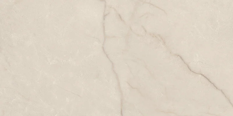 Dettaglio piastrella in gres porcellanato effetto marmo lucido della collezione Elegance di Ceramica Settecento, formato 30x60 cm, colore Ivory