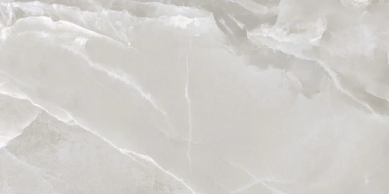 Dettaglio piastrella in gres porcellanato effetto marmo opaco della collezione Elegance di Ceramica Settecento, formato 30x60 cm, colore Pearl
