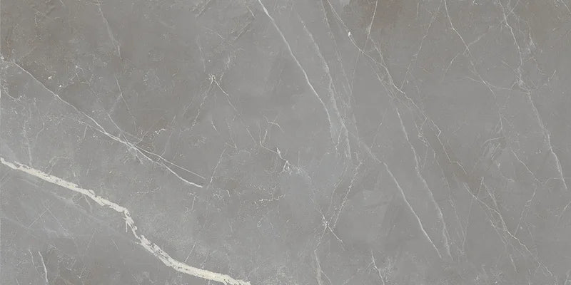 Dettaglio piastrella in gres porcellanato effetto marmo opaco della collezione Elegance di Ceramica Settecento, formato 30x60 cm, colore Silver