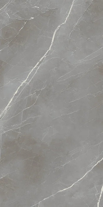 Dettaglio piastrella in gres porcellanato effetto marmo opaco della collezione Elegance di Ceramica Settecento, formato 60x120 cm, colore Silver