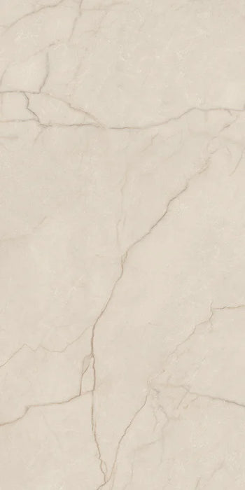 Dettaglio piastrella in gres porcellanato effetto marmo opaco della collezione Elegance di Ceramica Settecento, formato 60x120 cm, colore Ivory
