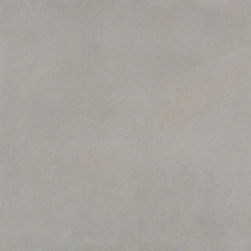 Dettaglio piastrella da pavimento in gres porcellanato effetto cemento 60x60 cm, della collezione Evoque, colore Titanio, di Ceramica Settecento