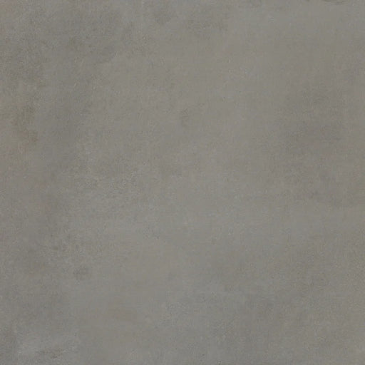 Dettaglio piastrella da pavimento in gres porcellanato effetto cemento 60x60 cm, della collezione Evoque, colore Cemento, di Ceramica Settecento