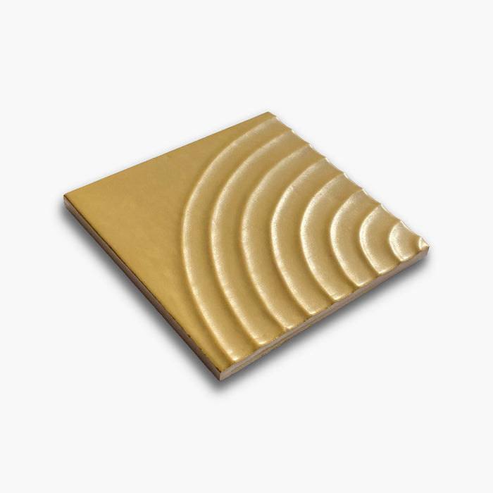 Foto del rivestimento Mustard Reel Matt della collezione Flow di Keradom.