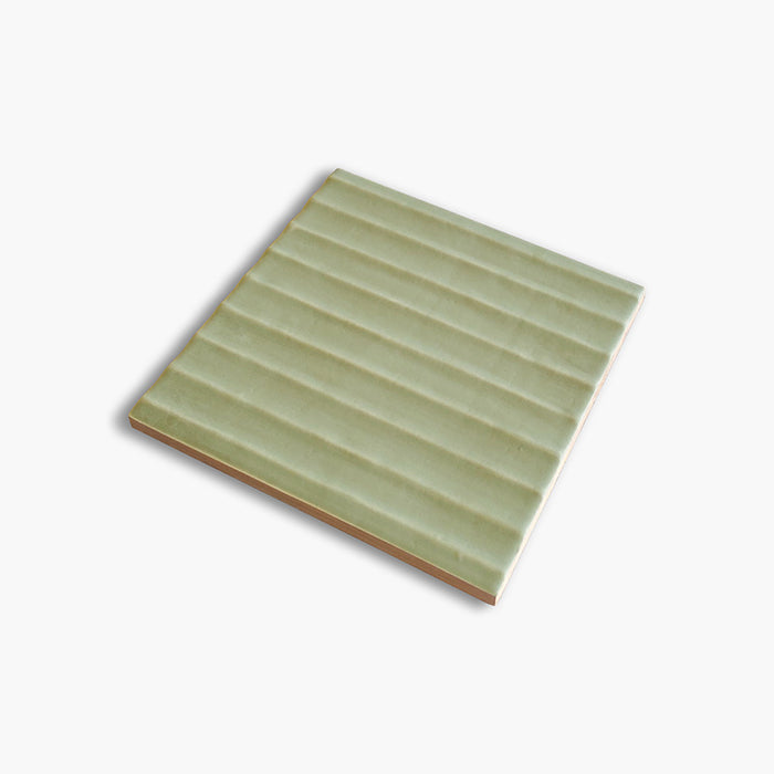 Foto del rivestimento Pistachio Wave Matt della collezione Flow di Keradom.