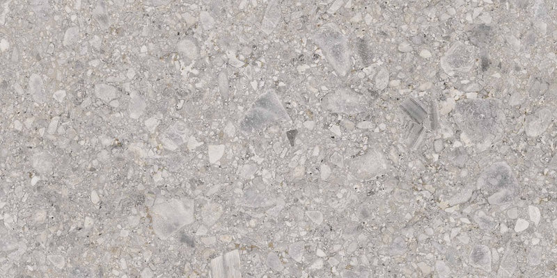 dettaglio piastrella in gres porcellanato effetto pietra naturale della collezione la geoteca nella colorazione  ceppo di gre di gardenia orchidea 60x120