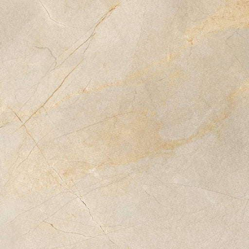 dettaglio piastrella in gres porcellanato effetto metallo ossidato 80x80 della collezione La Geoteca nella colorazione Marfil di gardenia orchidea