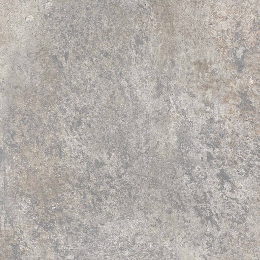 dettaglio piastrella in gres porcellanato effetto metallo ossidato 80x80 della collezione La Geoteca nella colorazione Provence di gardenia orchidea