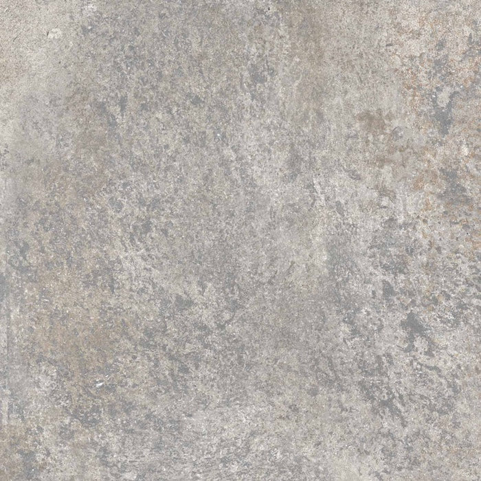 dettaglio piastrella in gres porcellanato effetto metallo ossidato 80x80 della collezione La Geoteca nella colorazione Provence di gardenia orchidea