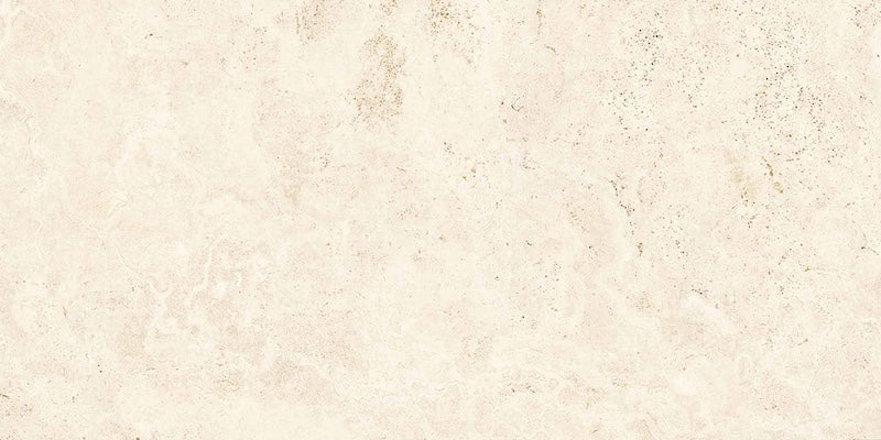 dettaglio piastrella in gres porcellanato effetto pietra naturale della collezione la geoteca nella colorazione Travertino ivory Cross di gardenia orchidea 60x120