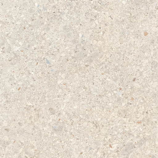 Piastrella in gres porcellanato effetto marmetta della collezione Gravelux di Ceramica Rondine, formato 60x60 cm, colore Almond