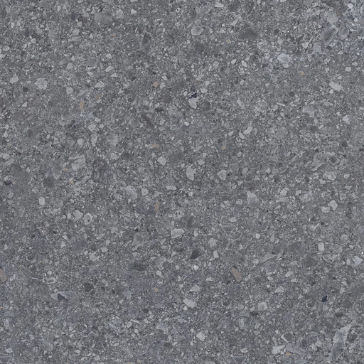 Piastrella in gres porcellanato effetto marmetta della collezione Gravelux di Ceramica Rondine, formato 60x60 cm, colore Anthracite