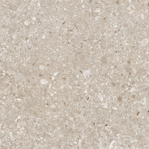 Piastrella in gres porcellanato effetto marmetta della collezione Gravelux di Ceramica Rondine, formato 60x60 cm, colore Beige