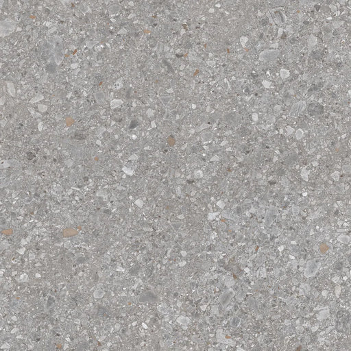 Piastrella in gres porcellanato effetto marmetta della collezione Gravelux di Ceramica Rondine, formato 60x60 cm, colore Grey