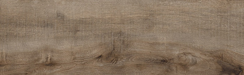 Dettaglio piastrella da pavimento in gres porcellanato effetto legno anticato, serie Greenwood di Ceramica Rondine, colore Greige 15x61