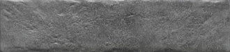 Dettaglio piastrella per pavimento e rivestimento in gres porcellanato effetto mattoncino opaco 6x25 cm della collezione Recovery Stone, colore Grey di Ceramica Rondine