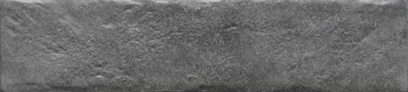 Dettaglio piastrella per pavimento e rivestimento in gres porcellanato effetto mattoncino opaco 6x25 cm della collezione Recovery Stone, colore Grey di Ceramica Rondine