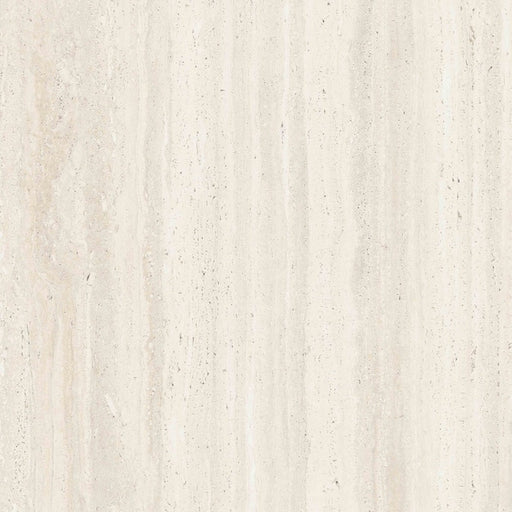 dettaglio pistrella in gres porcellanato effetto metallo ossidato 120x120 della collezione La Geoteca nella colorazione Travertino Ivory Vein di gardenia orchidea