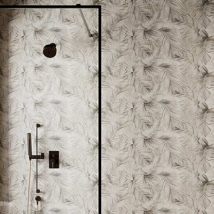 Rivestimento ceramico 33x100 cm della collezione Ludostone, colore Oasi Gobi di Ceramica Rondine.