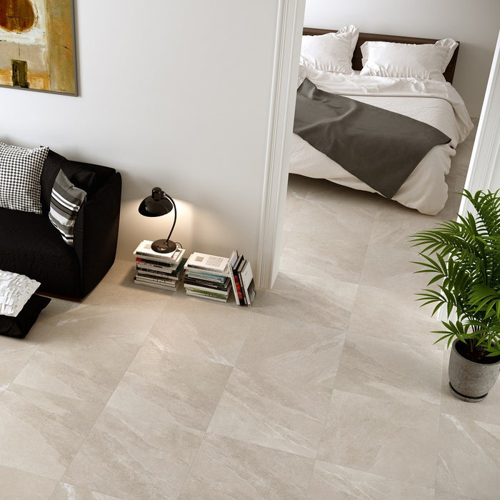 Herberia Pietra Ligure Sabbia 60x60 - Gres Effetto Pietra — MatericaSHOP