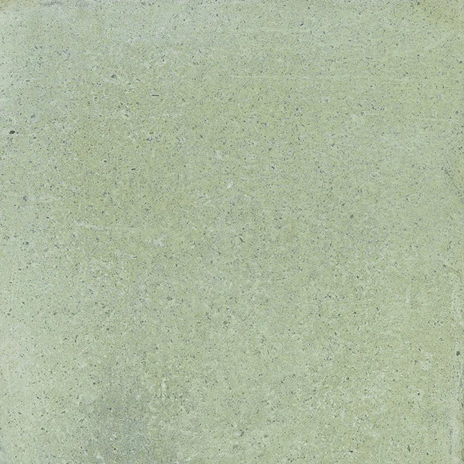 Dettaglio Piastrella da pavimento in gres porcellanato serie Cotti d'Italia di Herberia Ceramiche, effetto cotto Positano, formato 34x34 Colore Verde