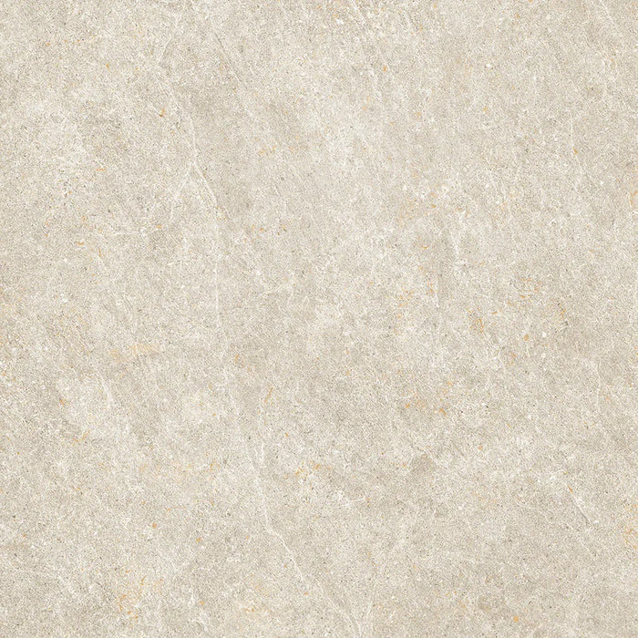 Piastrella Dolomia Ivory di Herberia Ceramiche in gres porcellanato effetto pietra 60x60 cm per pavimenti e rivestimenti contemporanei.