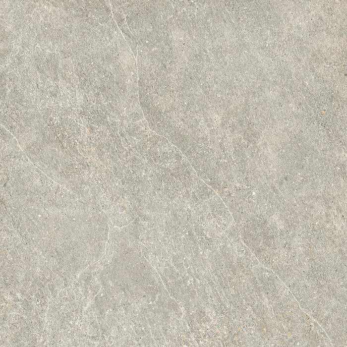 Piastrella Dolomia Grey di Herberia Ceramiche in gres porcellanato effetto pietra 60x60 cm per pavimenti e rivestimenti contemporanei.